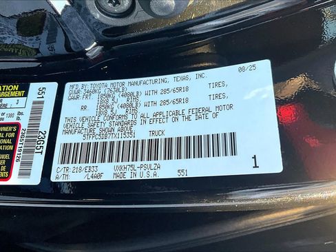 New 2026 Toyota Tundra TRD Pro image 18