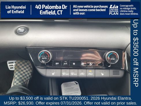 New 2026 Hyundai Elantra SEL Sport Premium FWD image 20