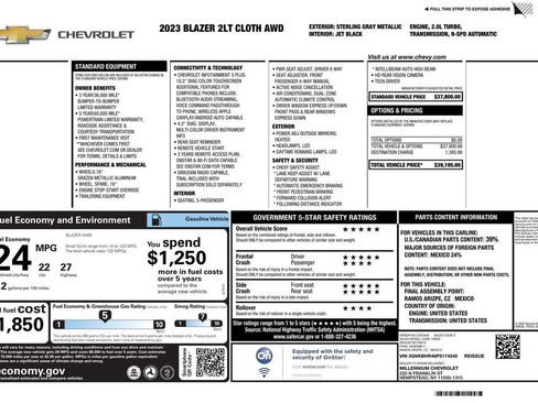 Used 2023 Chevrolet Blazer LT image 28