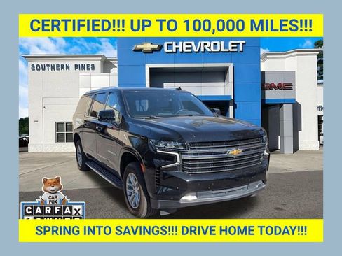Used 2023 Chevrolet Suburban LT w/ Luxury Package RWD image 1