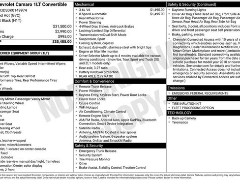 Used 2019 Chevrolet Camaro LT image 29