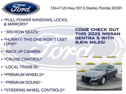 Used 2025 Nissan Sentra S FWD image 10