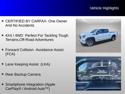 Used 2022 GMC Sierra 1500 AT4 w/ Sierra Safety Plus Package AWD/4WD image 4
