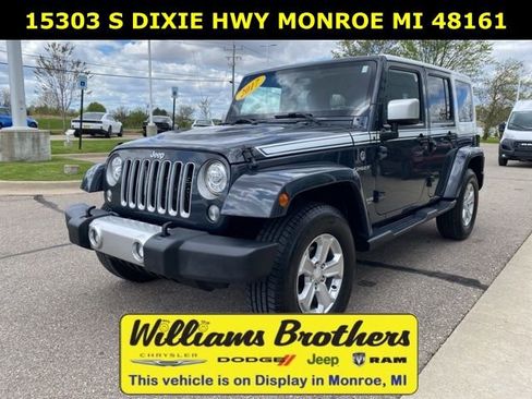 Used 2017 Jeep Wrangler Unlimited Sahara w/ Quick Order Package 24E Chief AWD/4WD image 1