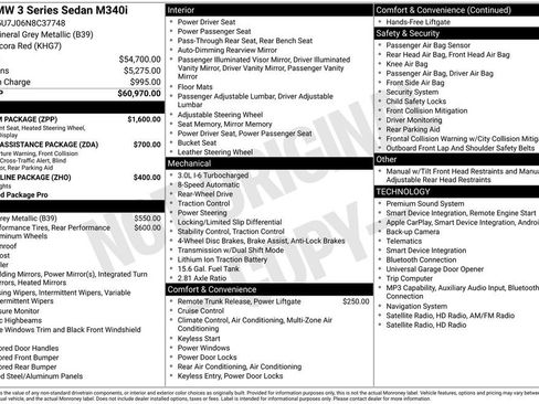Used 2022 BMW M340i w/ Premium Package RWD image 5