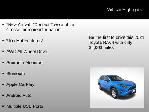 Used 2021 Toyota RAV4 XLE image 6