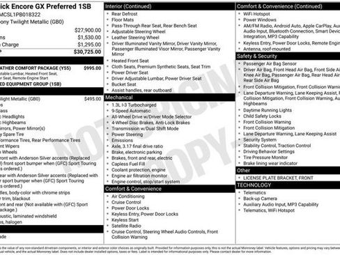 Certified 2023 Buick Encore GX Preferred w/ Cold Weather Comfort Package AWD/4WD image 5