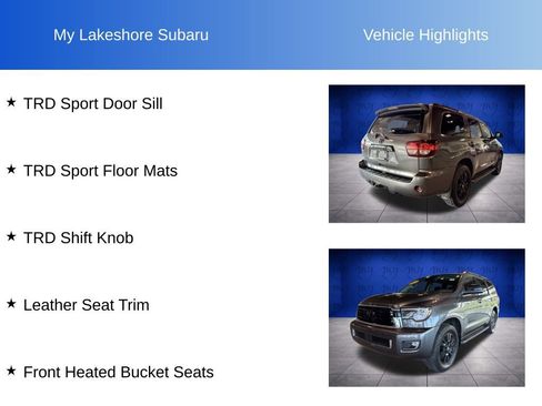 Used 2020 Toyota Sequoia TRD Sport w/ TRD Sport Premium Package AWD/4WD image 13