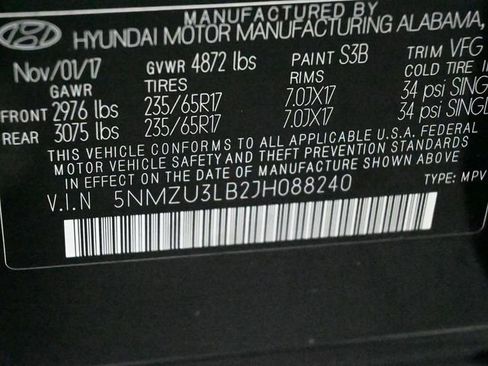 Used 2018 Hyundai Santa Fe Sport w/ 2.4L Tech Package 04 image 38