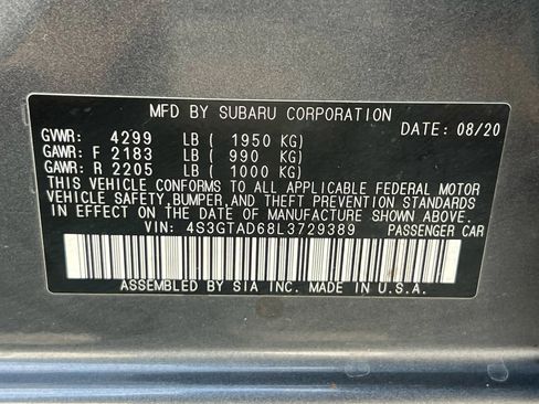 Used 2020 Subaru Impreza 2.0i Premium image 32