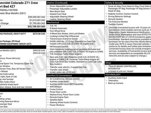 Used 2018 Chevrolet Colorado Z71 AWD/4WD image 22