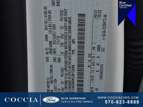 Used 2022 Ford Escape SE w/ Convenience Package image 28