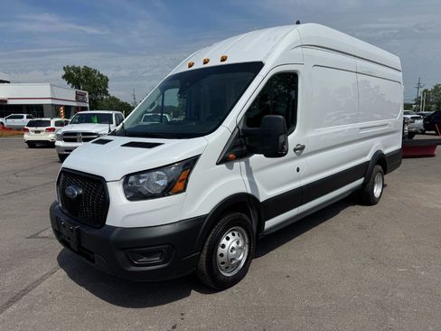 Used 2021 Ford Transit 350 148 High Roof Extended DRW RWD image 1