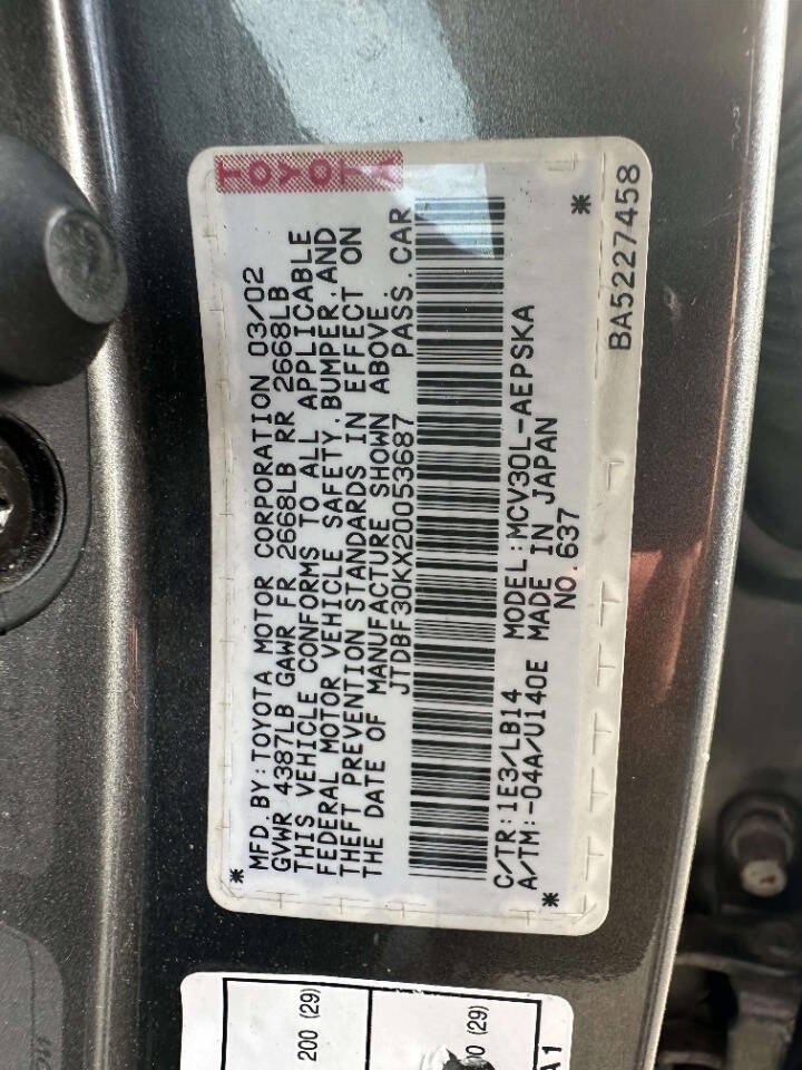 Used 2002 Toyota Camry SE FWD image 32