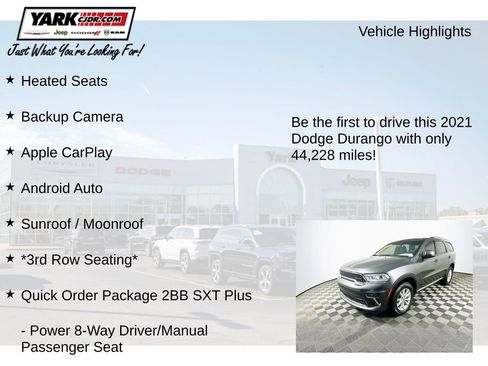 Certified 2021 Dodge Durango SXT image 13
