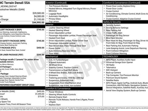 Certified 2019 GMC Terrain Denali w/ Advanced Safety Package AWD/4WD image 21