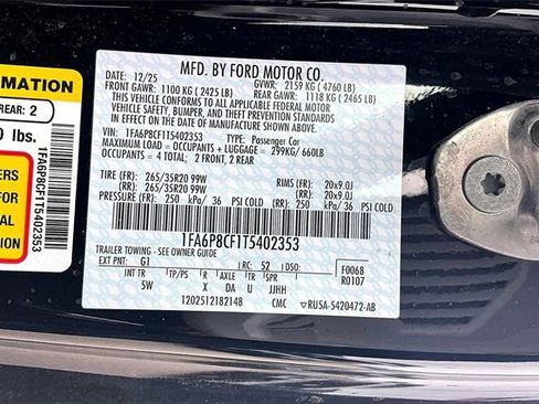 New 2026 Ford Mustang GT Premium image 12