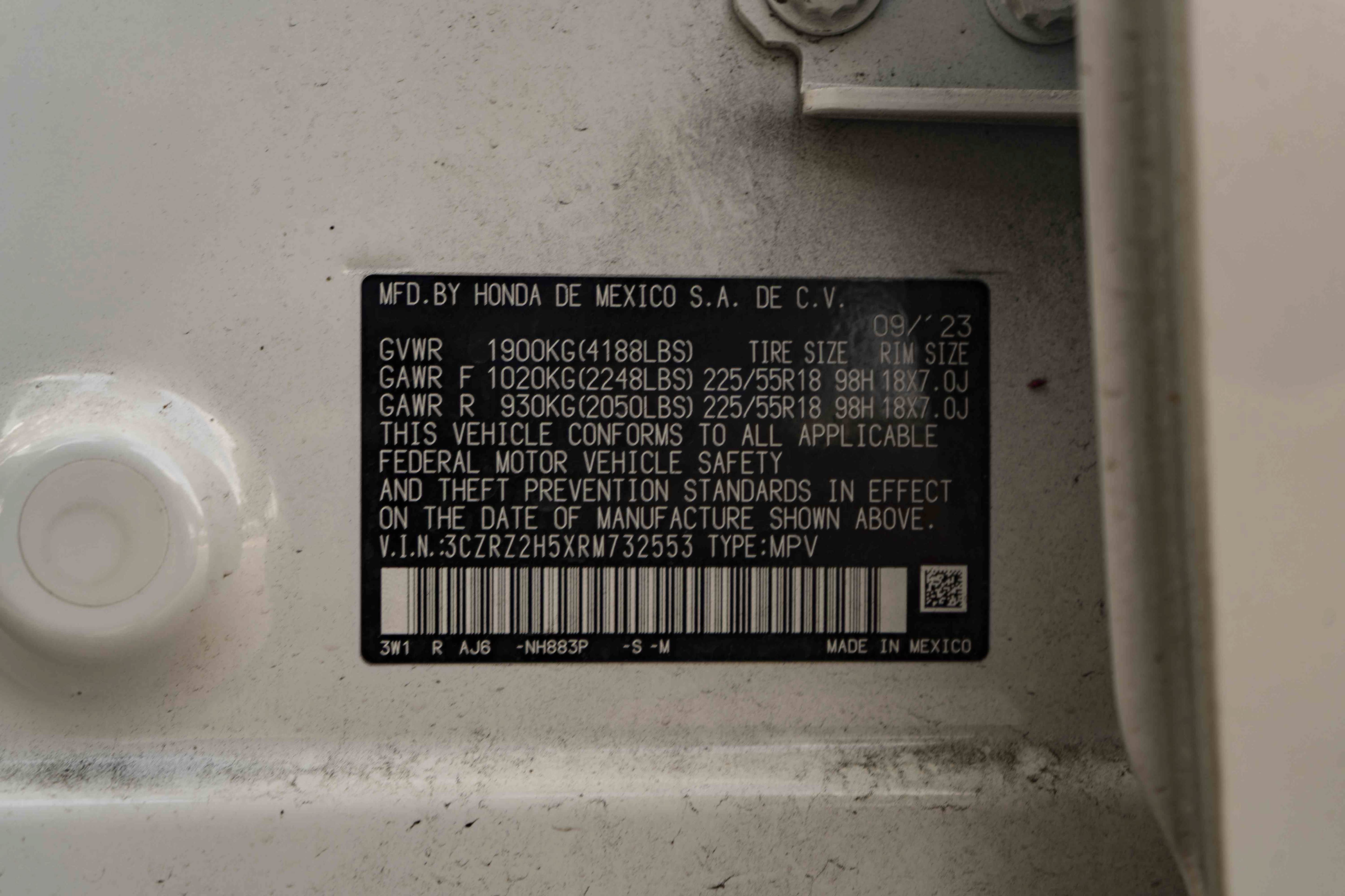 Used 2024 Honda HR-V Sport image 44