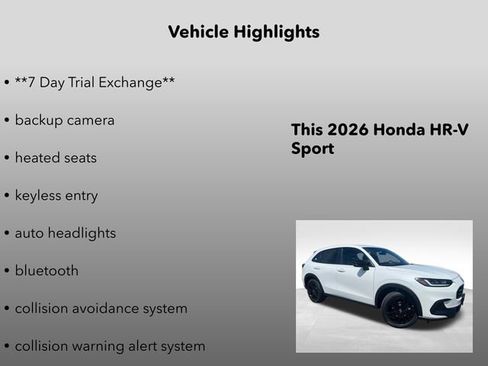 New 2026 Honda HR-V Sport image 5