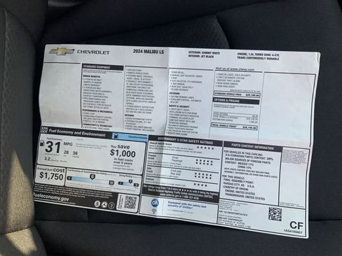 Used 2024 Chevrolet Malibu LS image 18