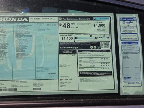 New 2025 Honda Accord EX-L image 22