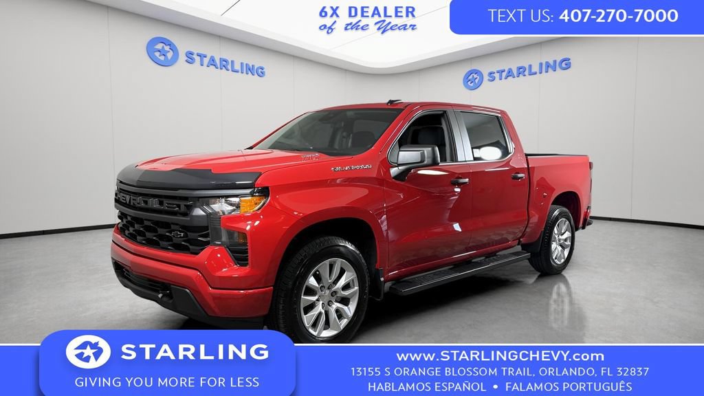 Certified 2025 Chevrolet Silverado 1500 Custom RWD image 1