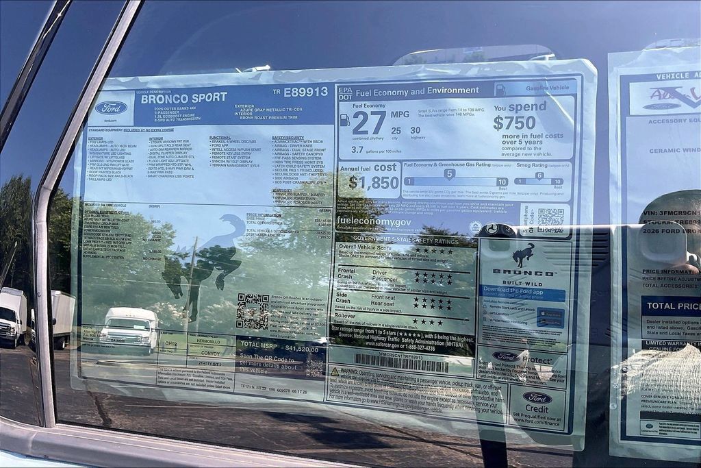 New 2026 Ford Bronco Sport Outer Banks w/ Outer Banks Tech Package+ AWD/4WD image 14