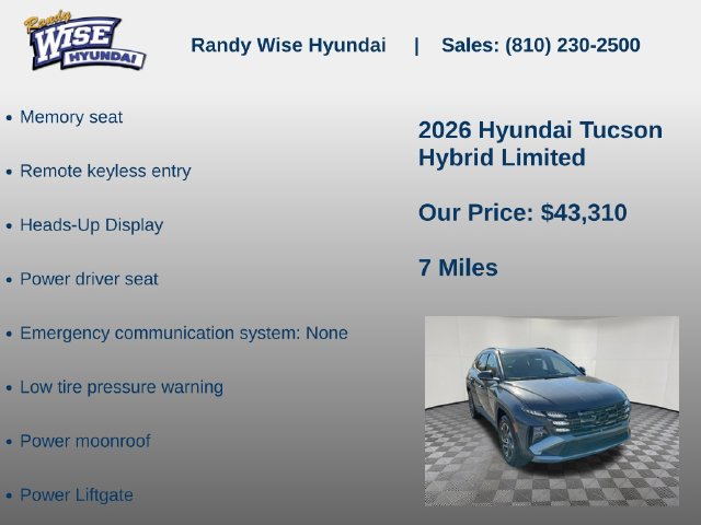 New 2026 Hyundai Tucson Limited w/ Tow & Go Package AWD/4WD image 10