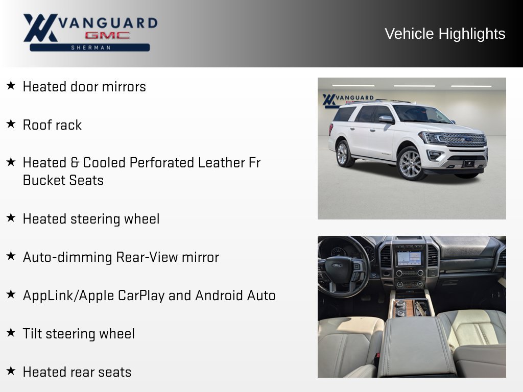 Used 2019 Ford Expedition Max Platinum AWD/4WD image 16