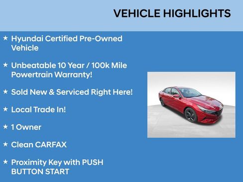 Used 2023 Hyundai Elantra SEL FWD image 2