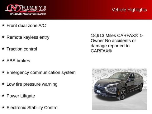 Used 2024 Mitsubishi Eclipse Cross SEL AWD/4WD image 10