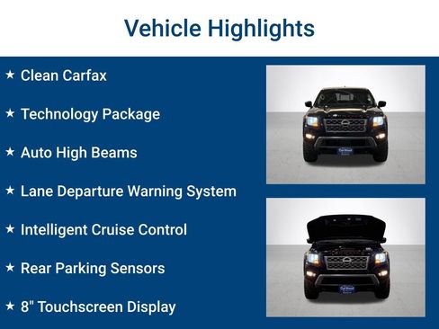Used 2022 Nissan Frontier SV w/ Technology Package AWD/4WD image 3