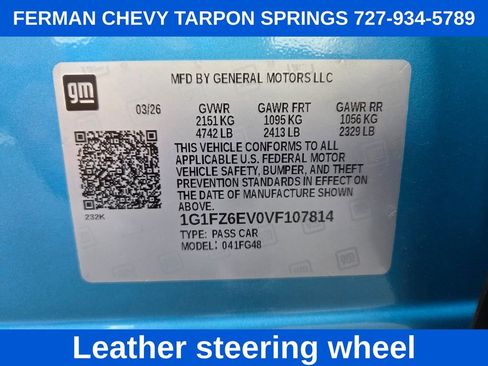 New 2027 Chevrolet Bolt RS w/ Technology Package FWD image 22