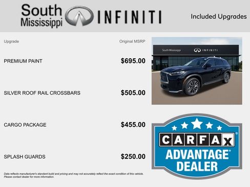 New 2027 INFINITI QX60 Luxe w/ Cargo Package AWD/4WD image 5