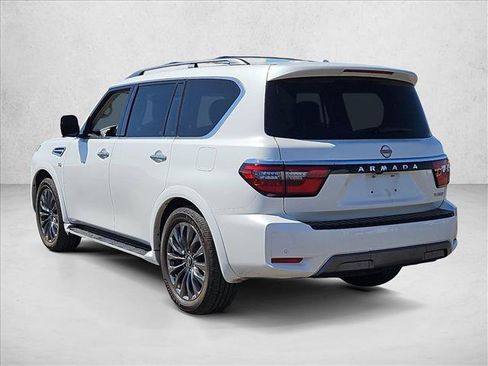 Used 2021 Nissan Armada Platinum w/ Captain's Chairs Package RWD image 7