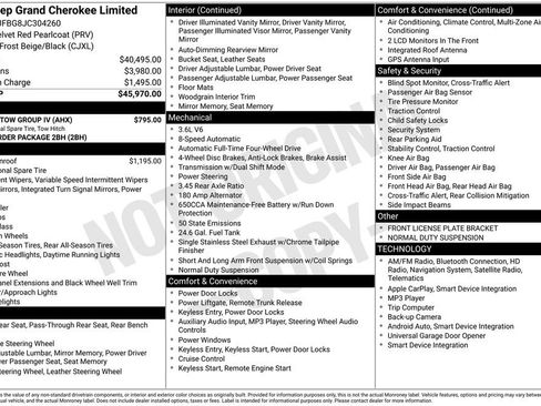 Used 2018 Jeep Grand Cherokee Limited w/ Trailer Tow Group IV image 7