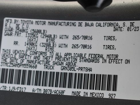 Certified 2023 Toyota Tacoma TRD Off-Road w/ Advanced Technology Package image 33