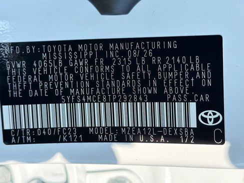 New 2026 Toyota Corolla SE FWD image 37