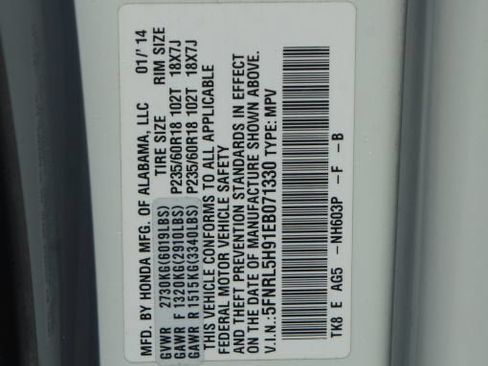 Used 2014 Honda Odyssey Touring image 21