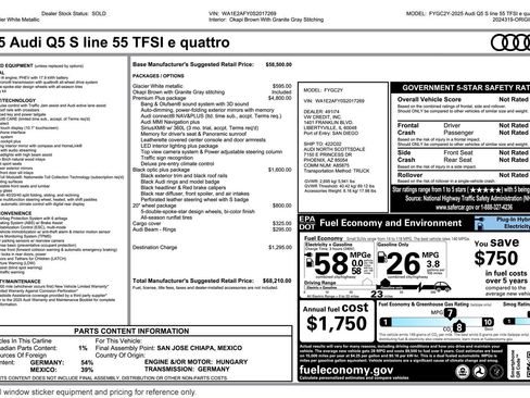 Used 2025 Audi Q5 e Premium Plus image 2