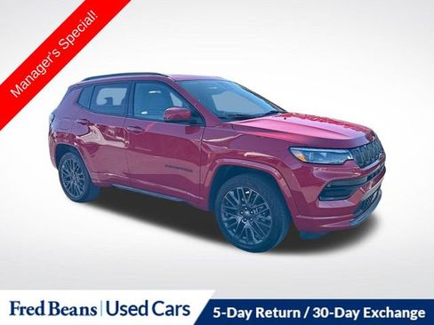 Used 2022 Jeep Compass Limited w/ (RED) Package image 1