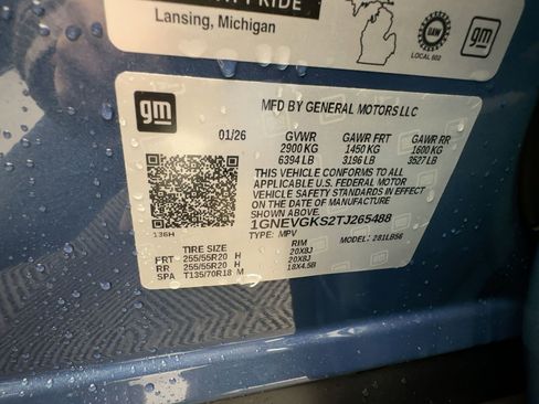 New 2026 Chevrolet Traverse LT w/ Sun and Wheel Package image 20