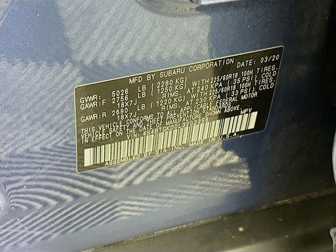 Used 2020 Subaru Outback Onyx Edition XT image 12