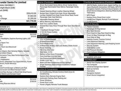 Used 2022 Hyundai Santa Fe Limited w/ Cargo Package FWD image 6