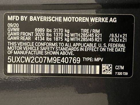 Used 2021 BMW X7 xDrive40i w/ Premium Package AWD/4WD image 25