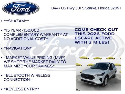 New 2026 Ford Escape Active w/ Tech Pack #1 image 5