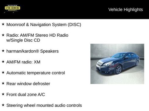 Used 2013 Subaru Legacy 2.5i Limited image 10