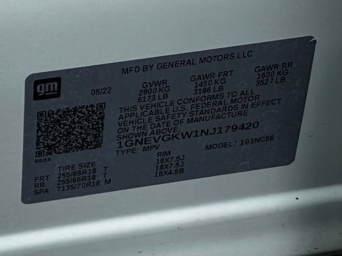 Used 2022 Chevrolet Traverse LT AWD/4WD image 40