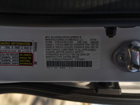 Certified 2025 Honda Odyssey EX-L image 50