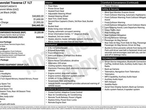 New 2026 Chevrolet Traverse LT w/ Driver Confidence Package FWD image 27